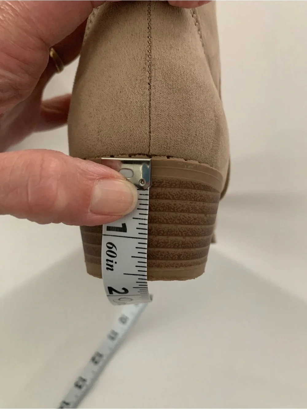 Old Navy Girls Tan Western Boots Embroidered Hearts Mid-Calf Boots Size 5Y